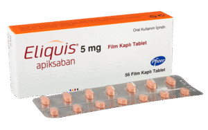Apixaban Generic 2.5mg 60 Tablets